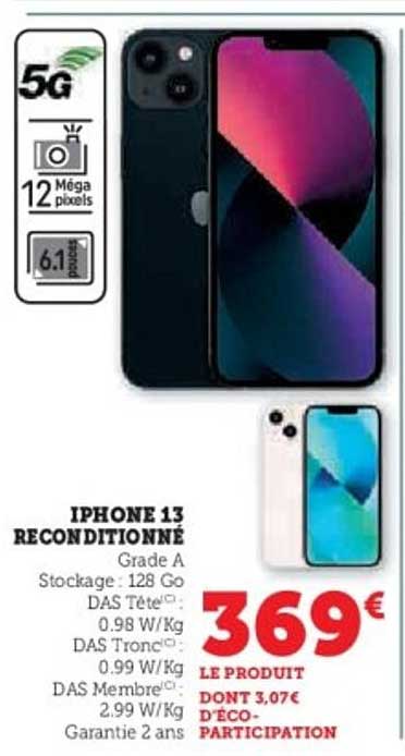 IPHONE 13 RECONDITIONNÉ