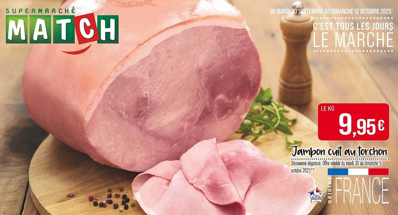 Jambon cuit au torchon