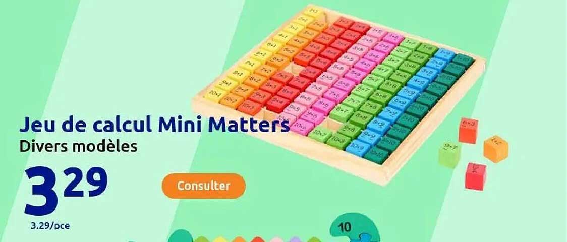 Jeu de calcul Mini Matters