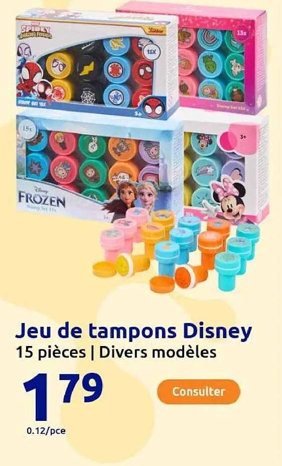 Jeu de tampons Disney