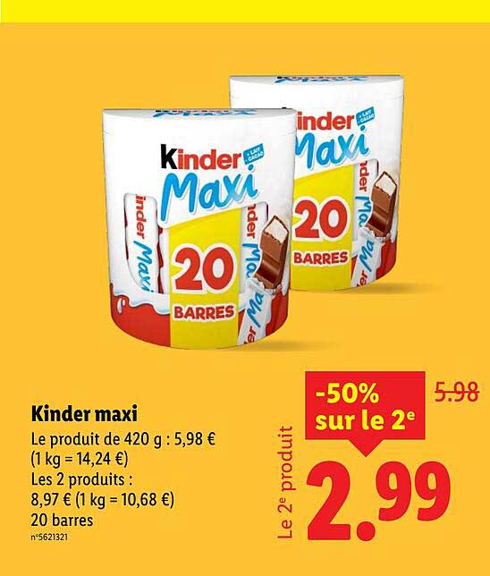 Kinder maxi