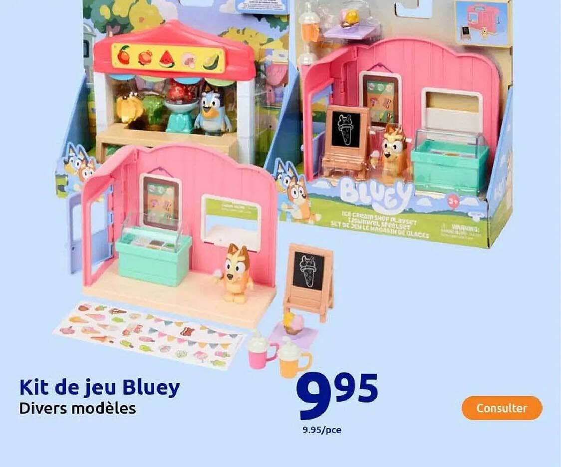 Kit de jeu Bluey