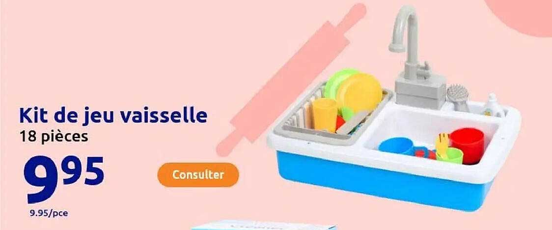 Kit de jeu vaisselle