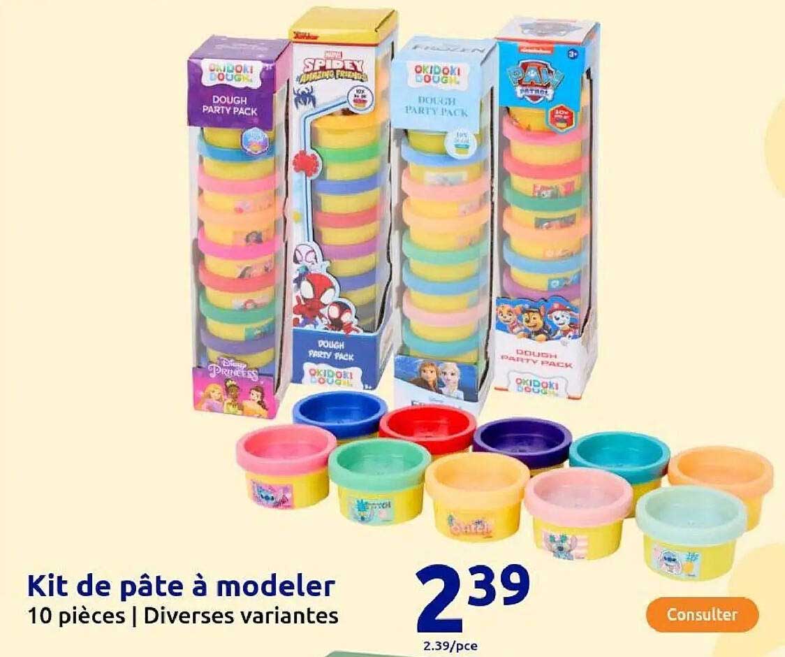 Kit de pâte à modeler