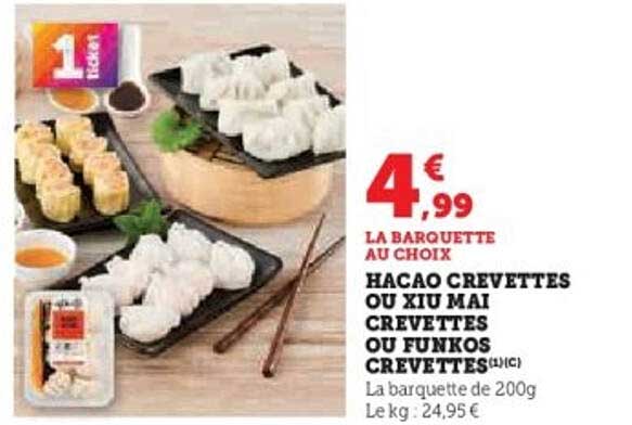 LA BARQUETTE AU CHOIX