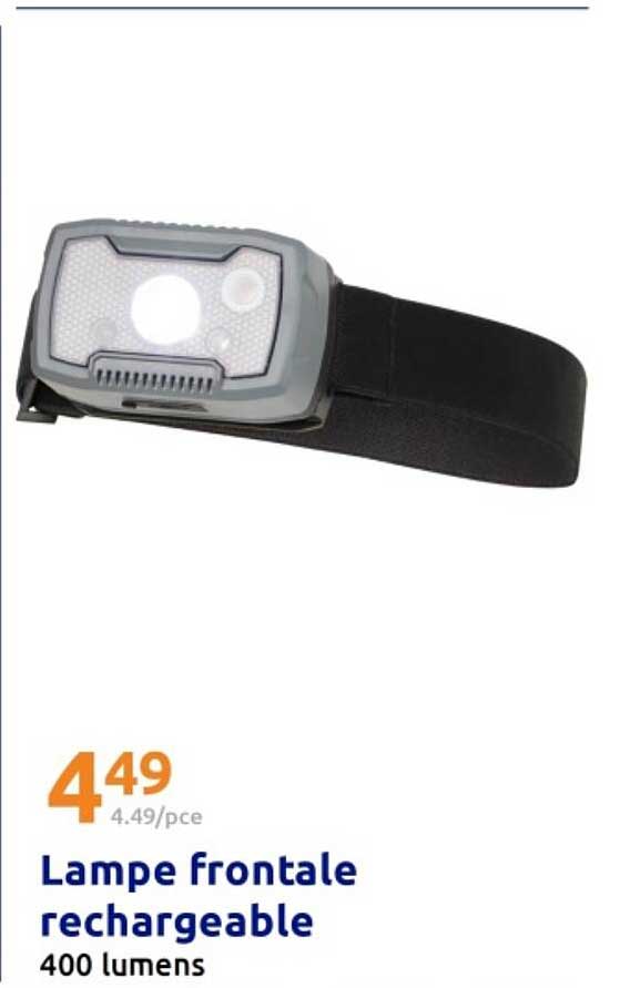 Lampe frontale rechargeable