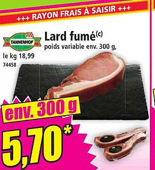 Lard fumé