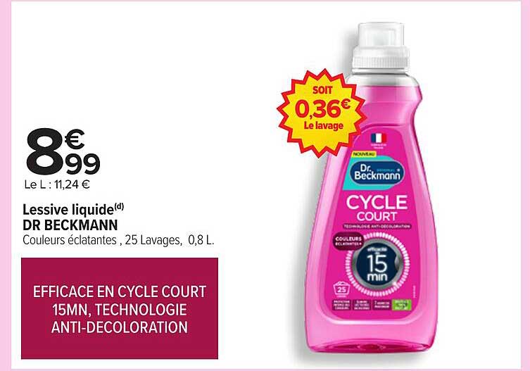 Lessive liquide DR BECKMANN