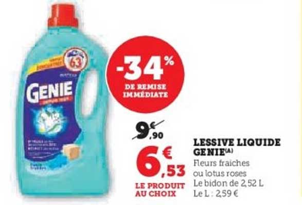 LESSIVE LIQUIDE GENIE