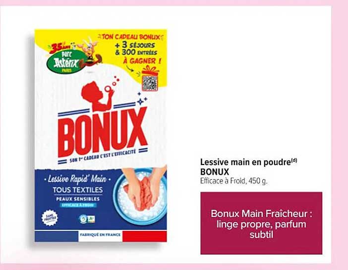 Lessive main en poudre Bonux