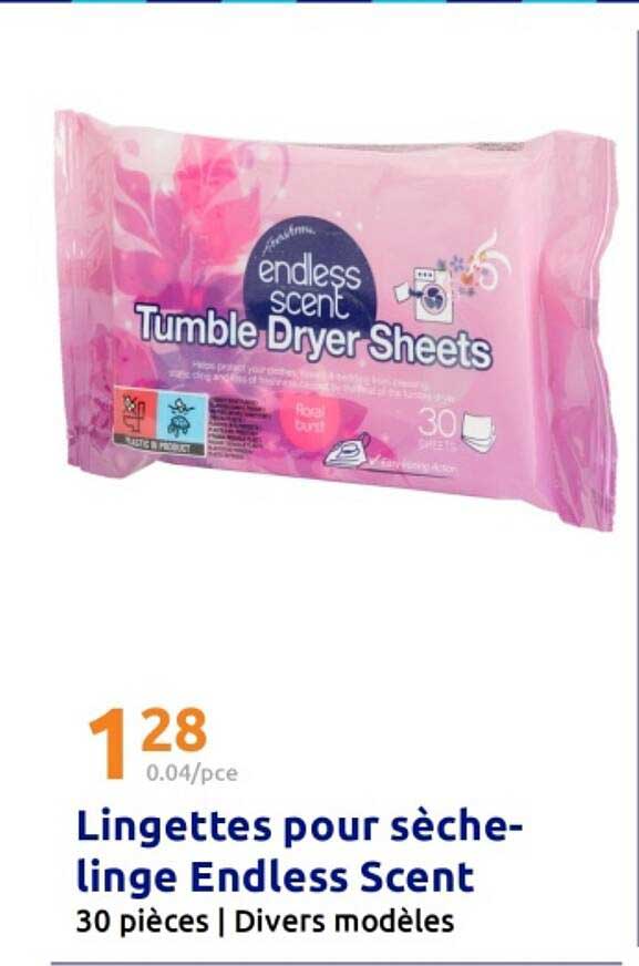 Lingettes pour sèche-linge Endless Scent