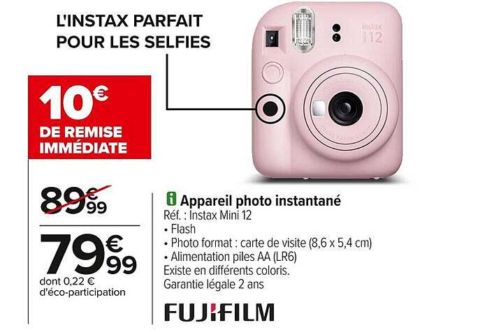 L'INSTAX PARFAIT POUR LES SELFIES