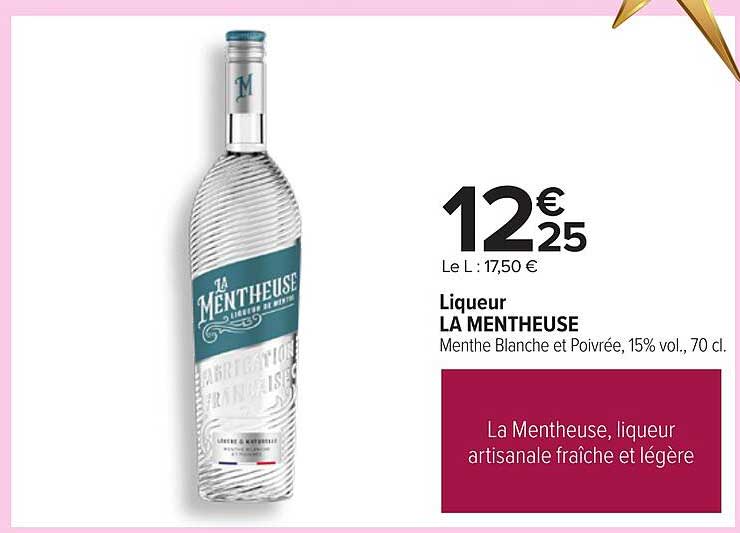 Liqueur LA MENTHEUSE
