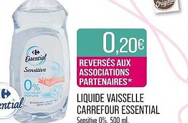 LIQUIDE VAISSELLE CARREFOUR ESSENTIAL