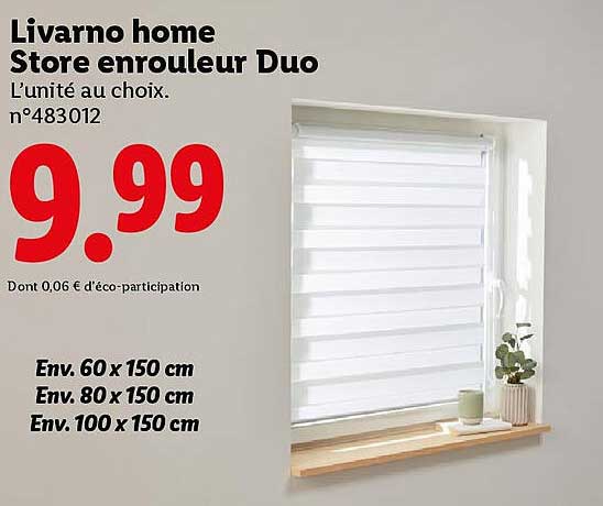 Livarno home Store enrouleur Duo