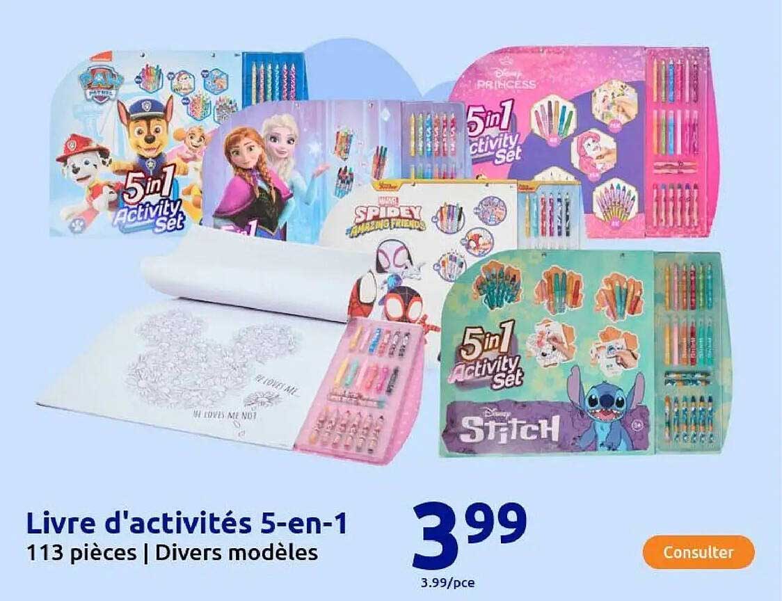 Livre d'activités 5-en-1