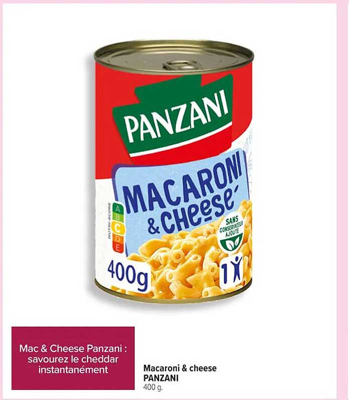 Mac & Cheese Panzani : savourez le cheddar instantanément