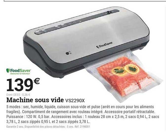 Machine sous vide VS2290X