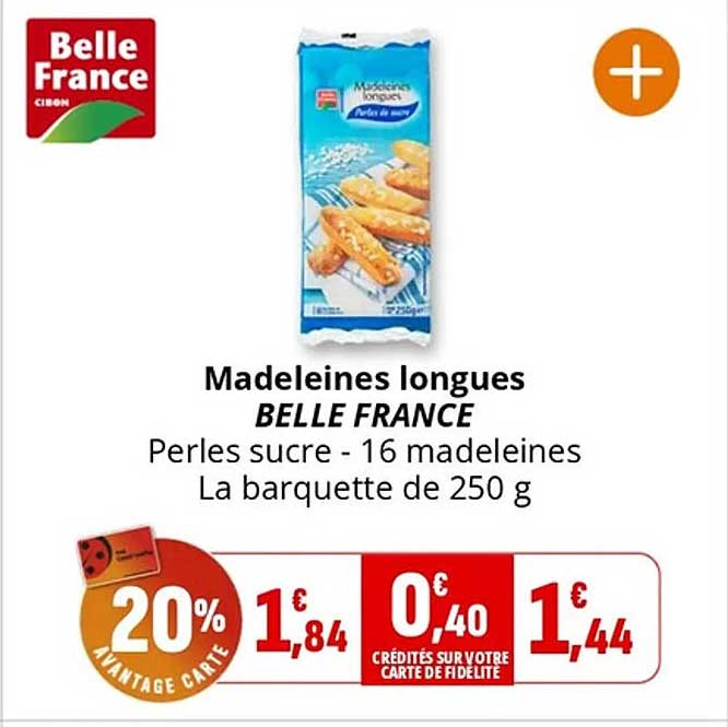 Madeleines longues BELLE FRANCE