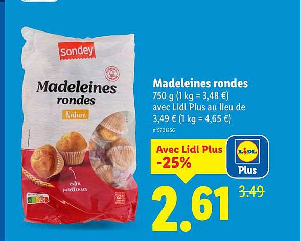 Madeleines rondes