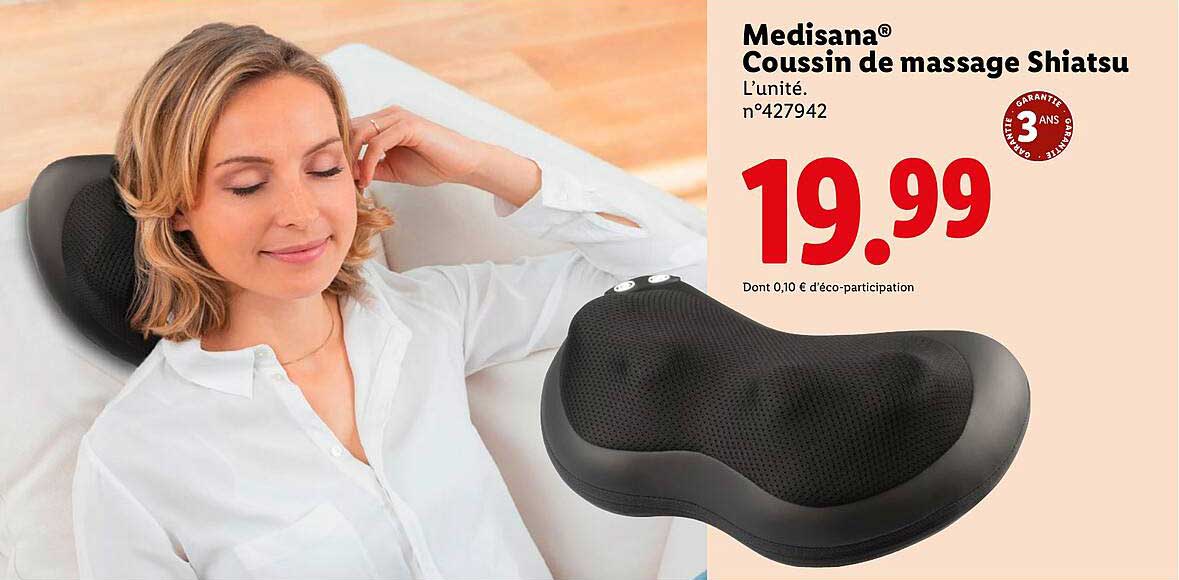 Medisana® Coussins de massage Shiatsu