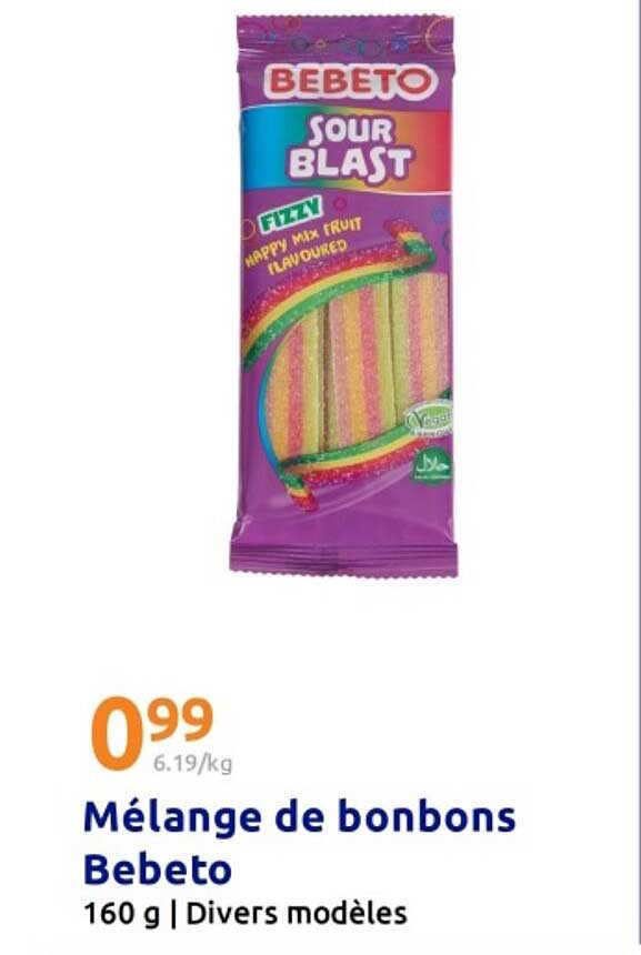 Mélange de bonbons Bebeto