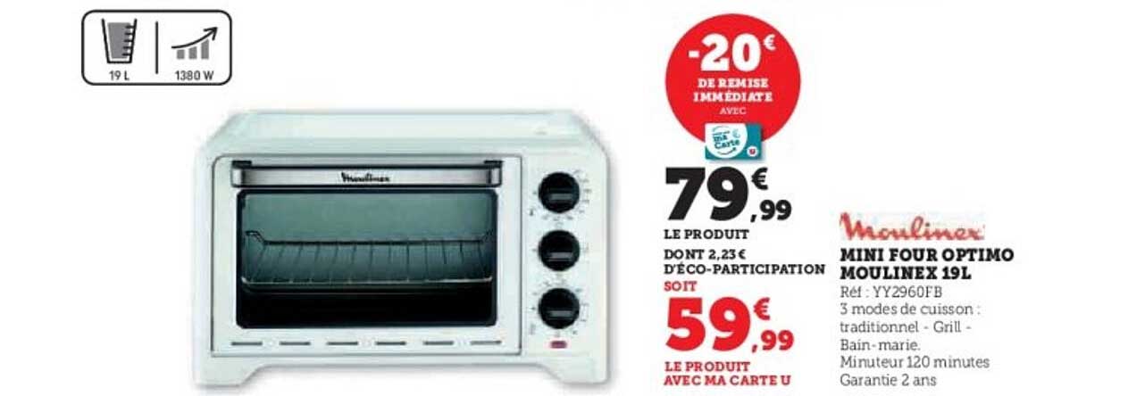 Mini Four Optimo Moulinex 19L