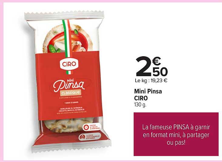 Mini Pinsa CIRO 130 g