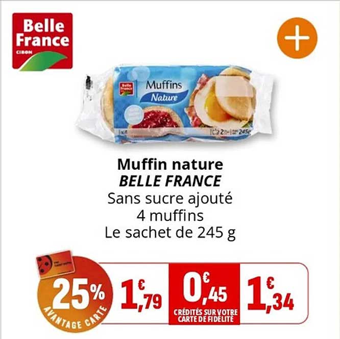 Muffin nature BELLE FRANCE