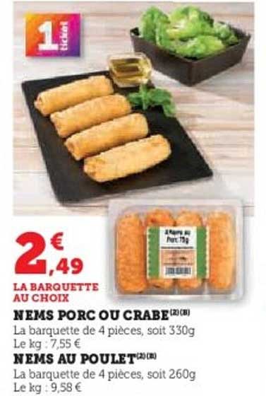 NEMS PORC OU CRABE