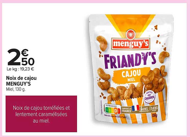 Noix de cajou MENGUY'S