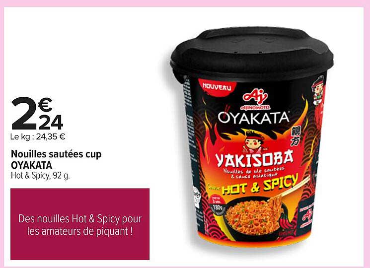 Nouilles sautées cup OYAKATA