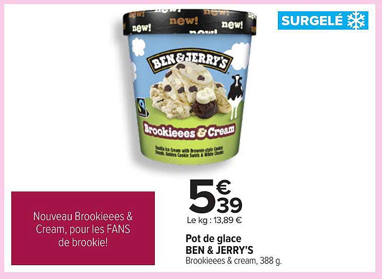 Nouveau Brookieees & Cream, pour les FANS de brookie!
