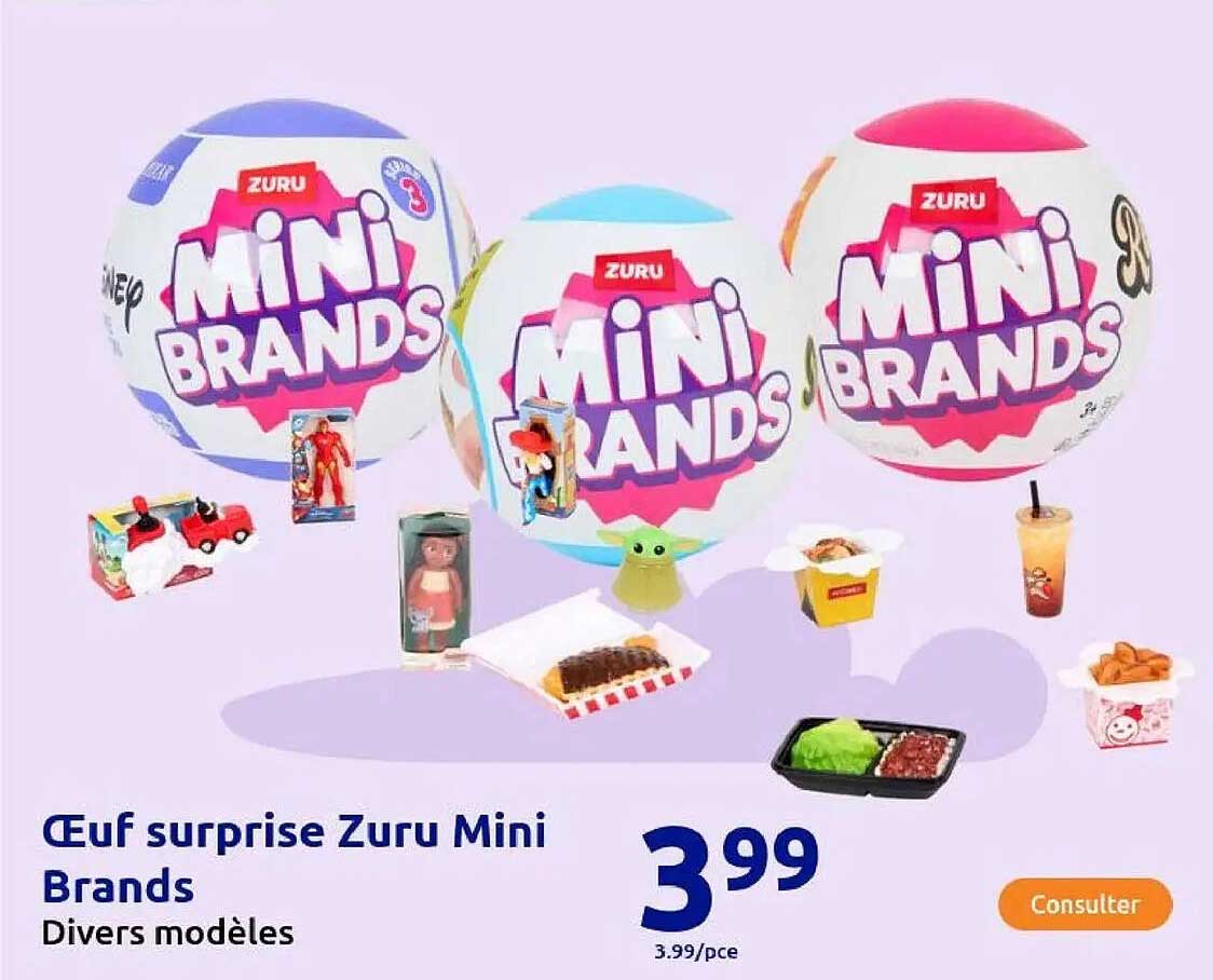 Œuf surprise Zuru Mini Brands