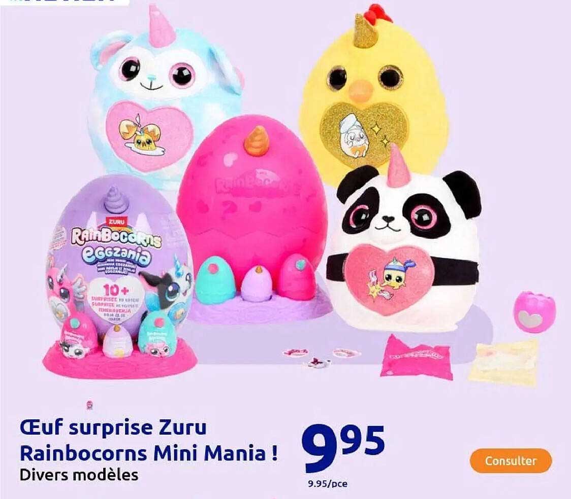 Œuf surprise Zuru Rainbowcorns Mini Mania !