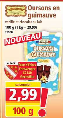 Oursons en guimauve