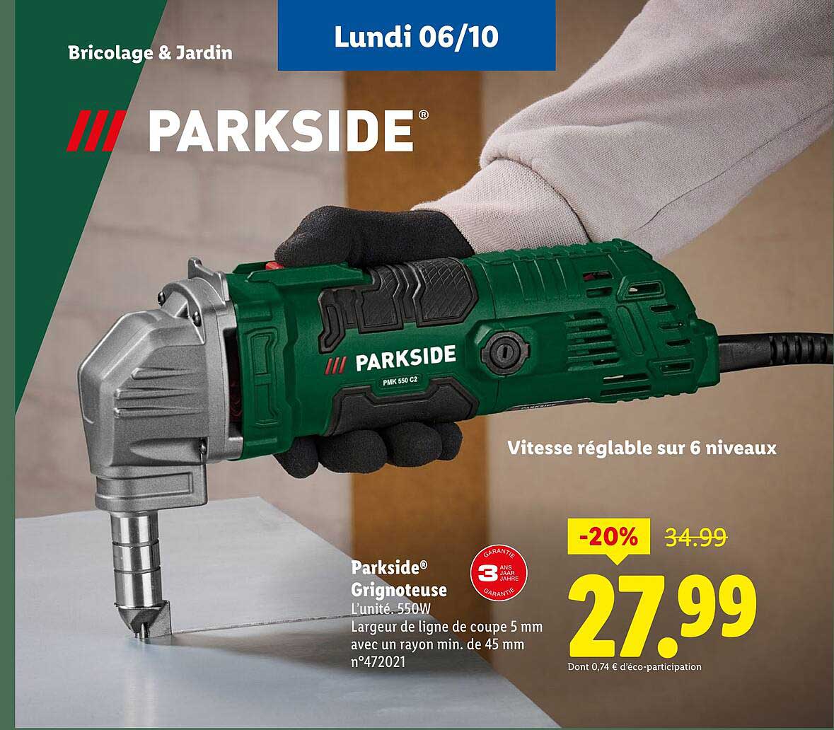 Parkside® Grignoteuse
