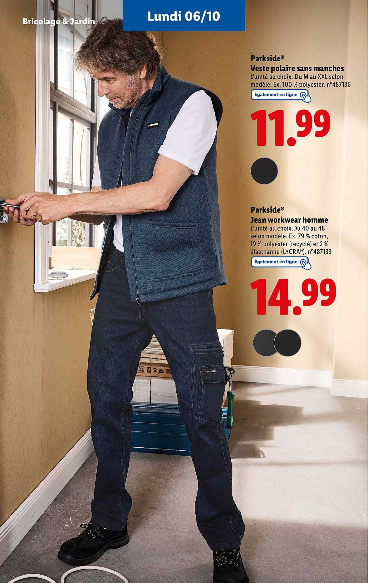 Parkside Veste polaire sans manches