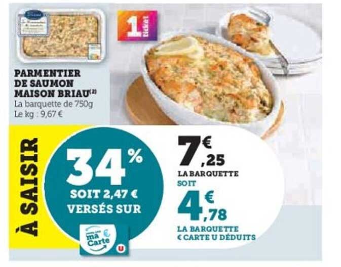 PARMENTIER DE SAUMON MAISON BRIAU