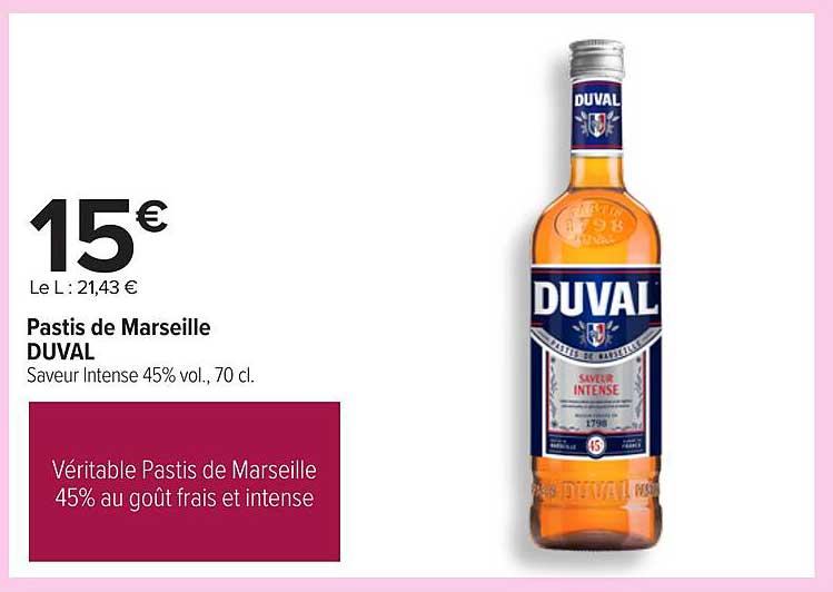 Pastis de Marseille DUVAL