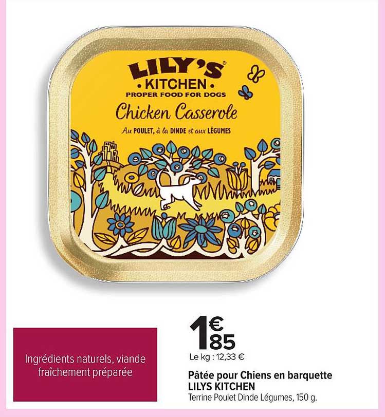 Pâtée pour Chiens en barquette LILYS KITCHEN
