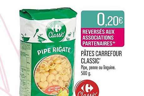 PÂTES CARREFOUR CLASSIC'
