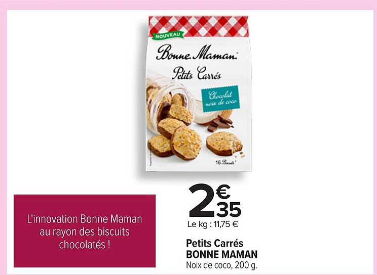 Petits Carrés BONNE MAMAN