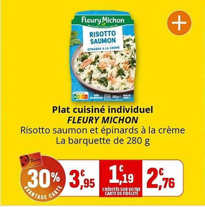 Plat cuisiné individuel FLEURY MICHON