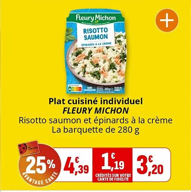 Plat cuisiné individuel FLEURY MICHON