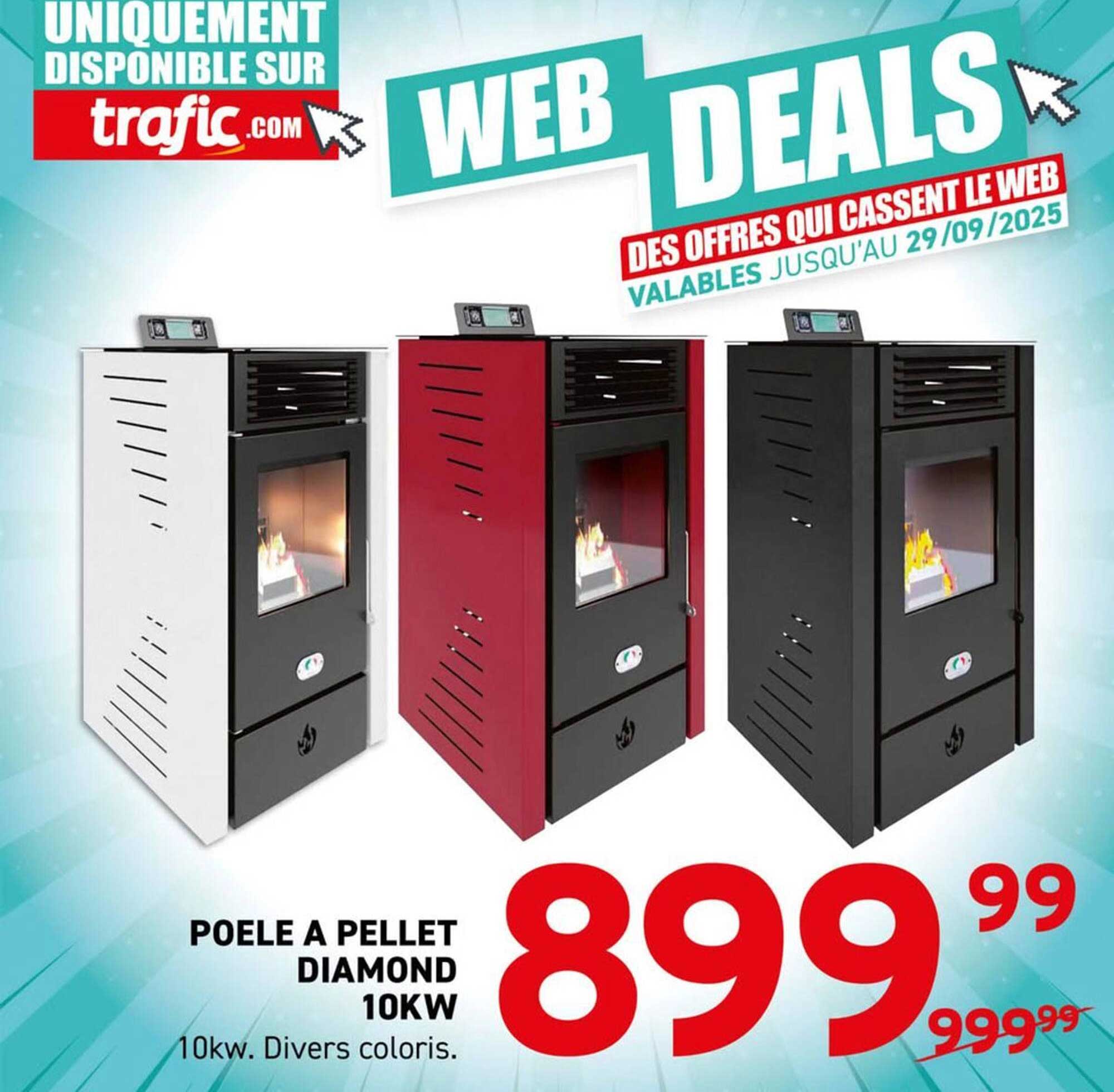POÊLE À PELLET DIAMOND 10KW