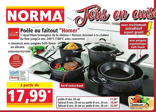 Poêle ou faitout "Homer"