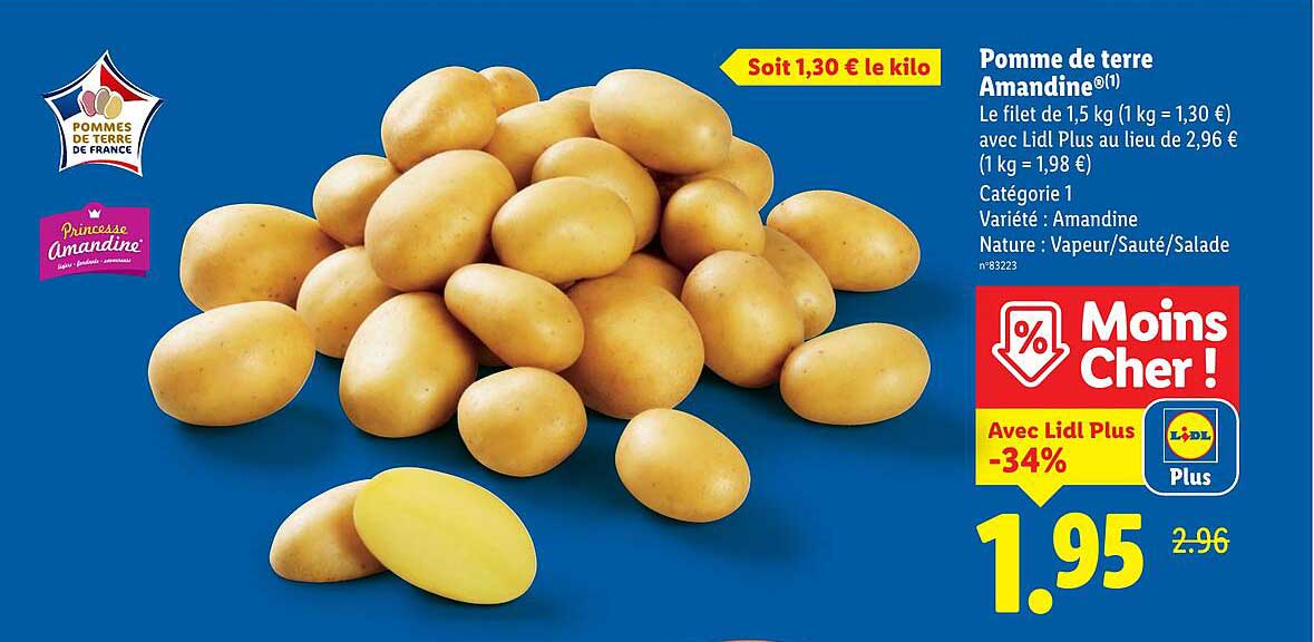 Pomme de terre Amandine®