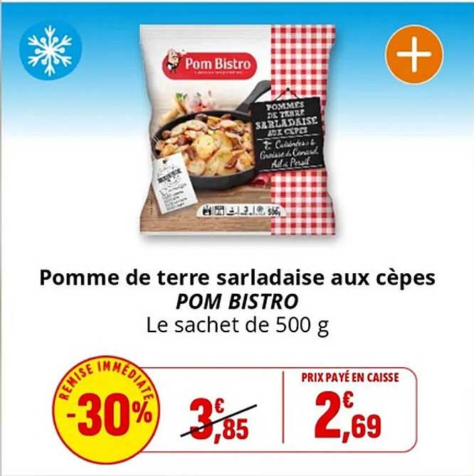 Pomme de terre sarladaise aux cèpes POM BISTRO