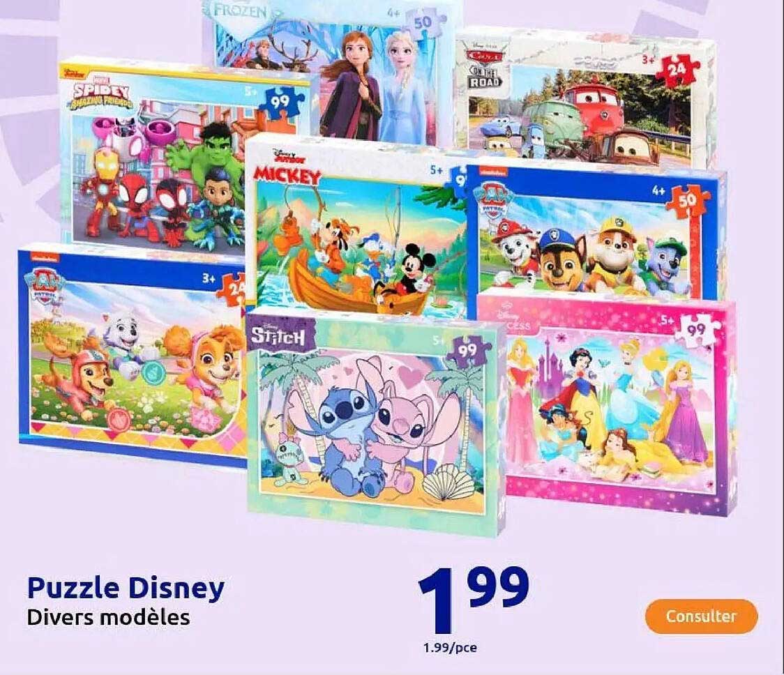 Puzzle Disney Divers modèles